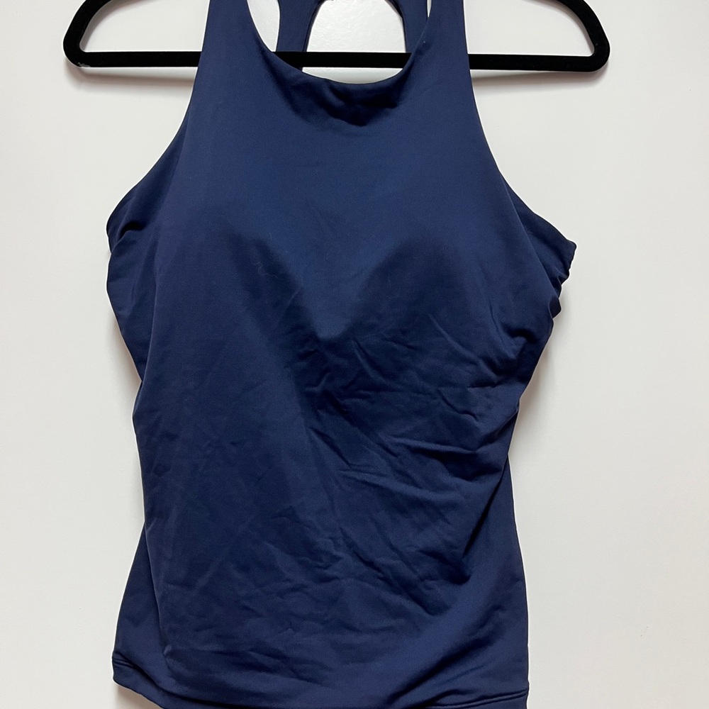 Navy Athleta Tankini 36D/DD